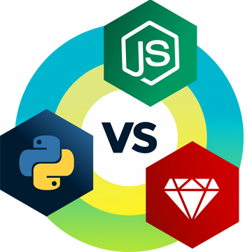 Node.js, Ruby ve Python Desteği İllüstrasyonu